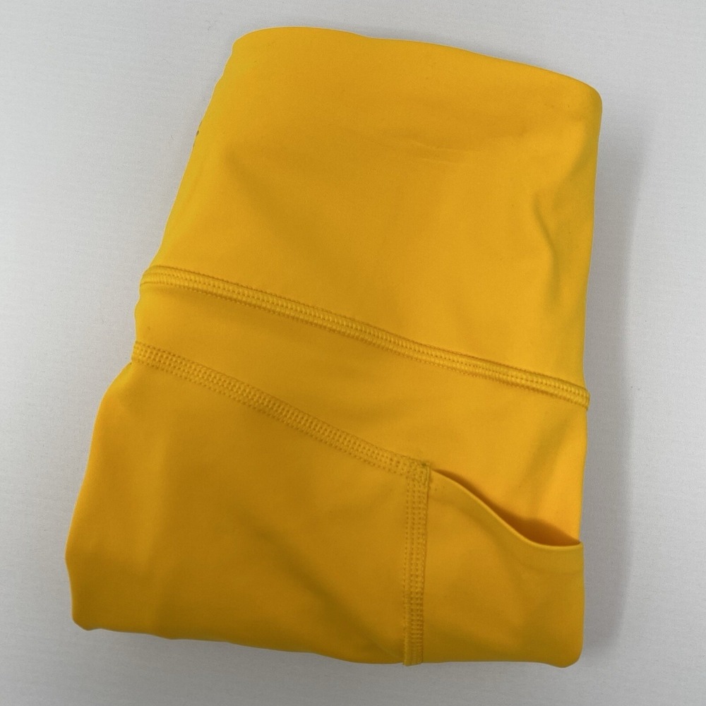 Athleta Ultimate Stash II Capri Women XXS Yellow High‎ Rise Athletic Leggings